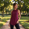 Azules Sleeveless mock neck top