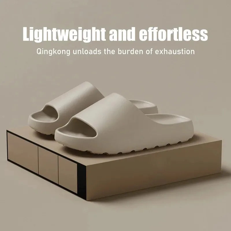 Thick-Soled Sandals Summer Fashion Soft Bottom Beach Women's Sandals  EVA Slides