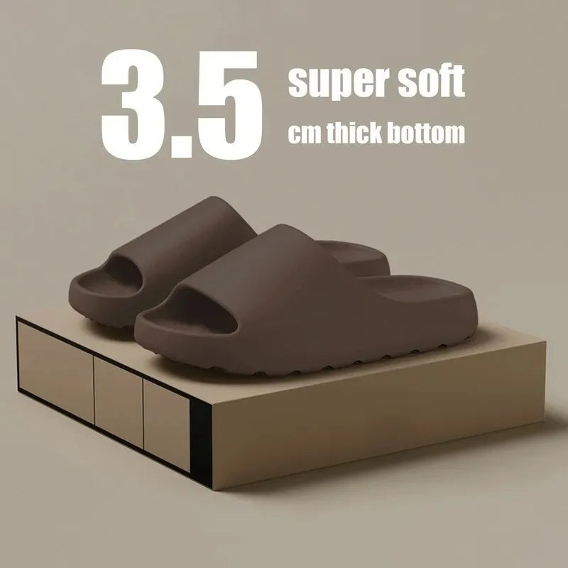 Thick-Soled Sandals Summer Fashion Soft Bottom Beach Women's Sandals  EVA Slides