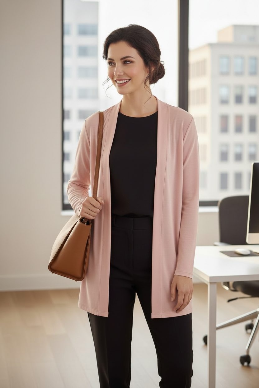Pink Cardigan Lifestyle
